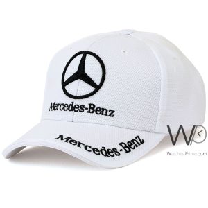 Baseball cap mercedes benz white cotton hat