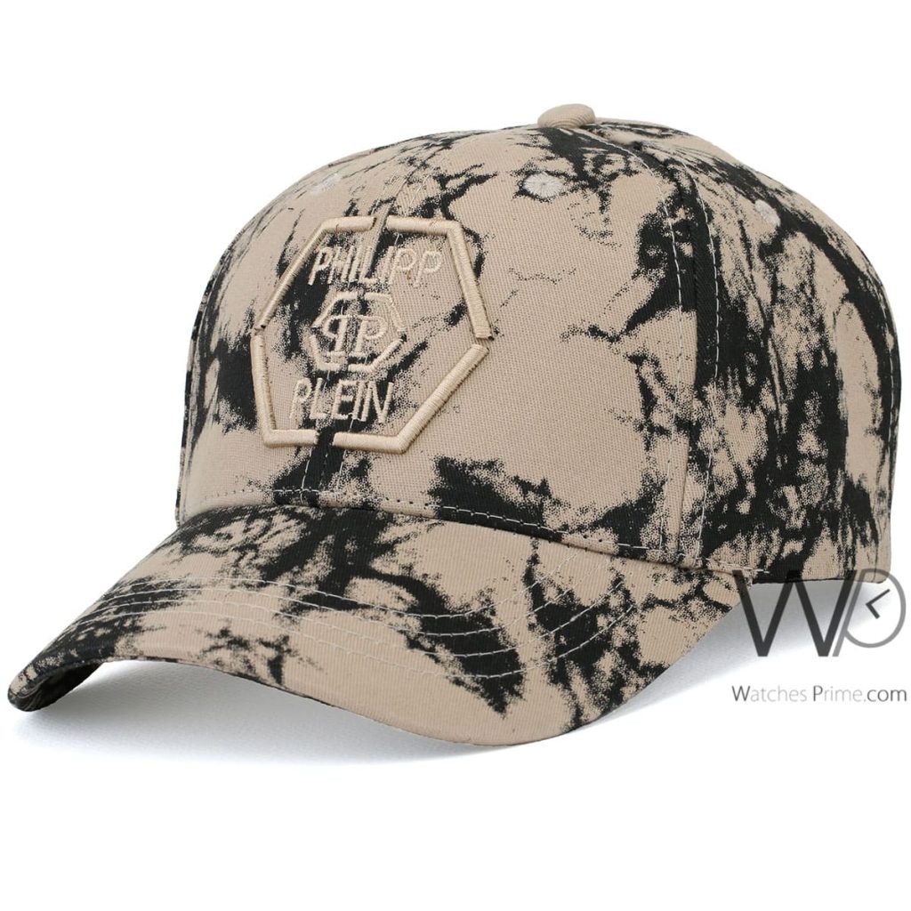 Philipp Plein PP Camouflaged Trucker Leather Cap | Watches Prime