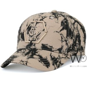Baseball cap philipp plein pp skull camouflaged cotton hat