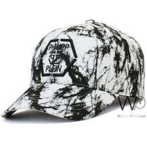 Baseball cap philipp plein pp skull camouflaged white black cotton hat