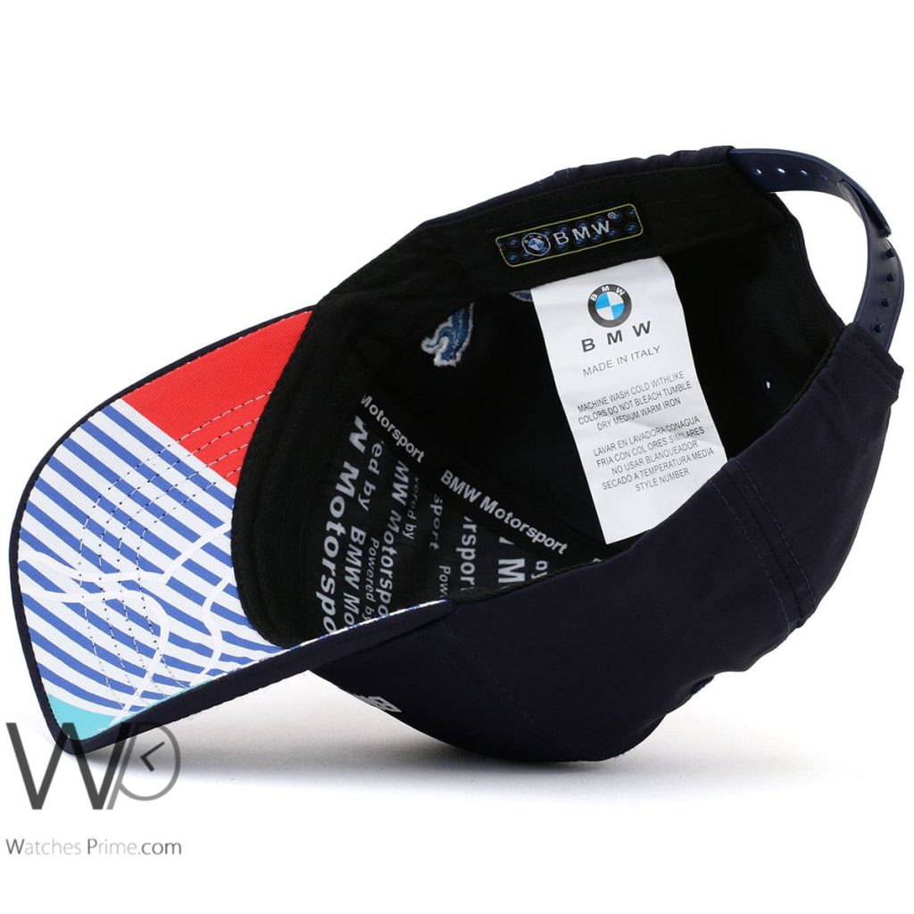BMW Motor Sport Navy Blue Baseball Cotton Cap | Watches Prime