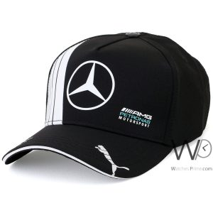 Baseball cap puma mercedes benz amg petronas motorsport black cotton hat