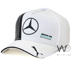 Baseball cap puma mercedes benz amg petronas motorsport white cotton hat