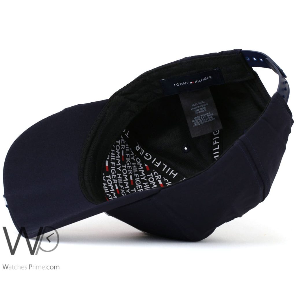 Tommy Hilfiger TH Navy Blue Baseball Cap | Watches Prime