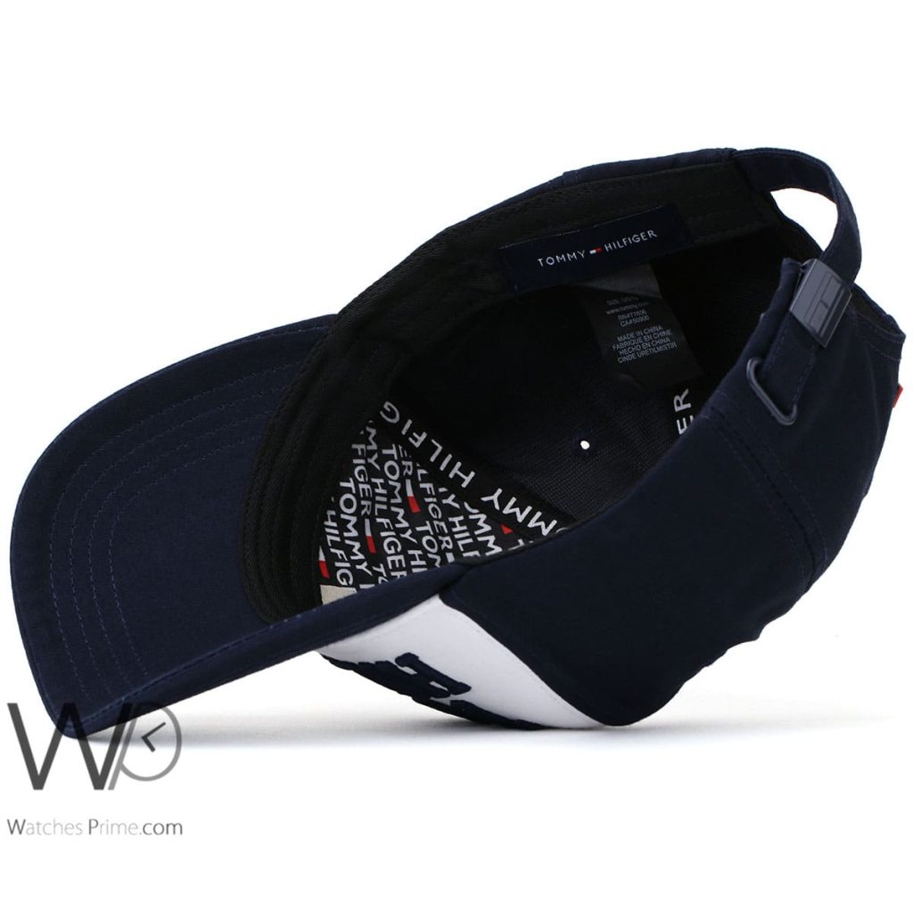 Tommy Hilfiger TH White Blue Baseball Cap | Watches Prime