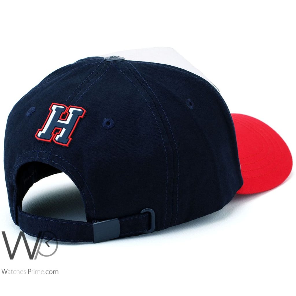 Tommy Hilfiger TH White Blue Red Baseball Cap | Watches Prime