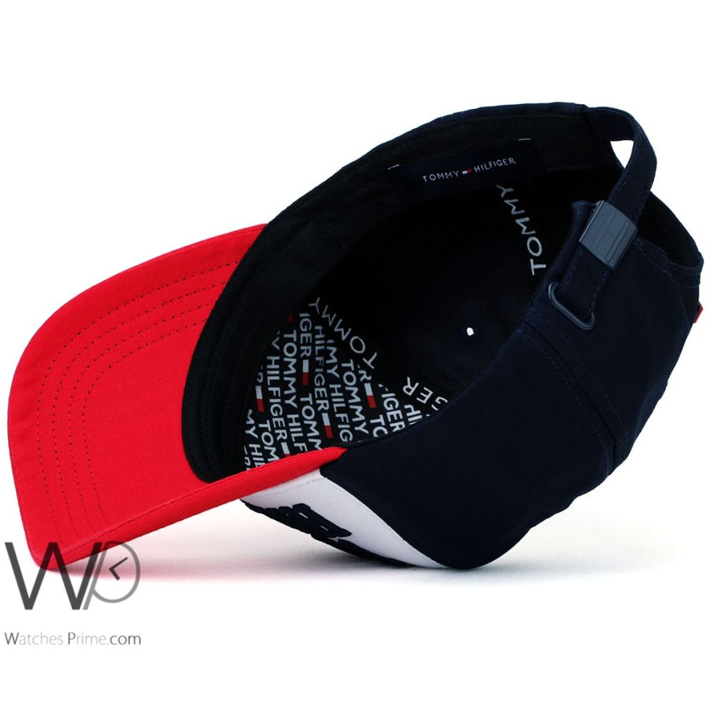 Tommy Hilfiger TH White Blue Red Baseball Cap | Watches Prime