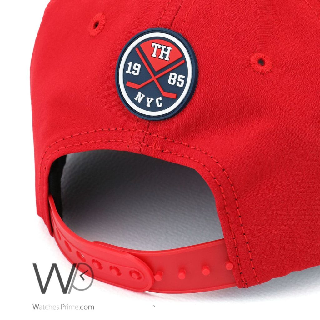 Tommy Hilfiger TH Red Baseball Cap | Watches Prime