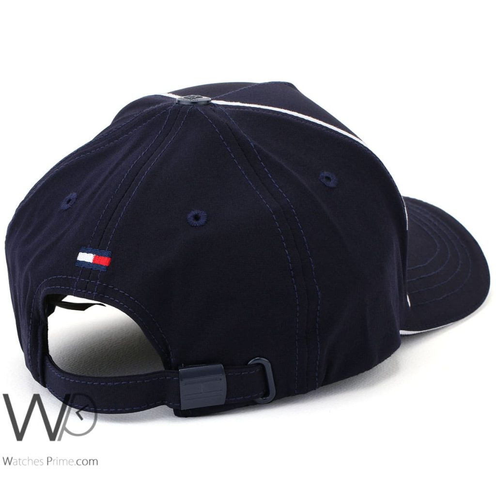 Tommy Hilfiger TH Navy Blue Baseball Cap | Watches Prime