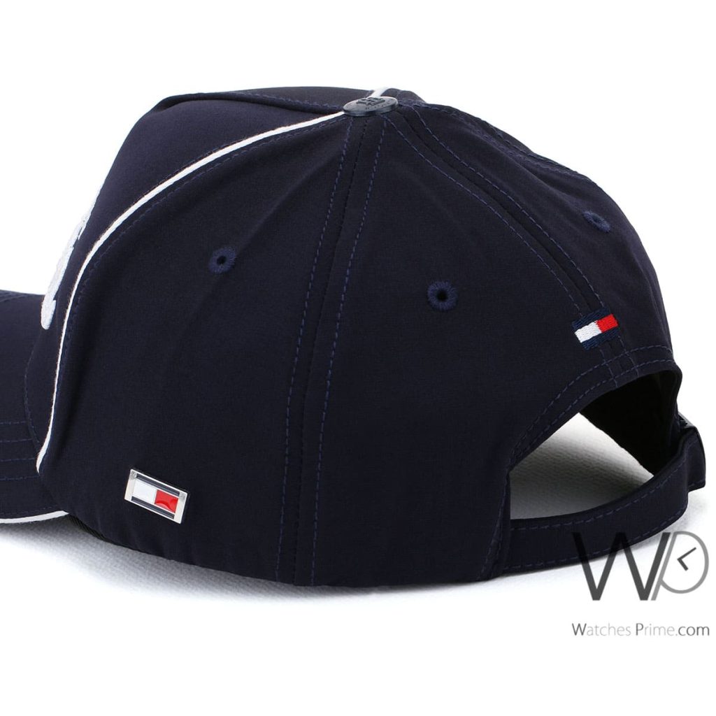 Tommy Hilfiger TH Navy Blue Baseball Cap | Watches Prime
