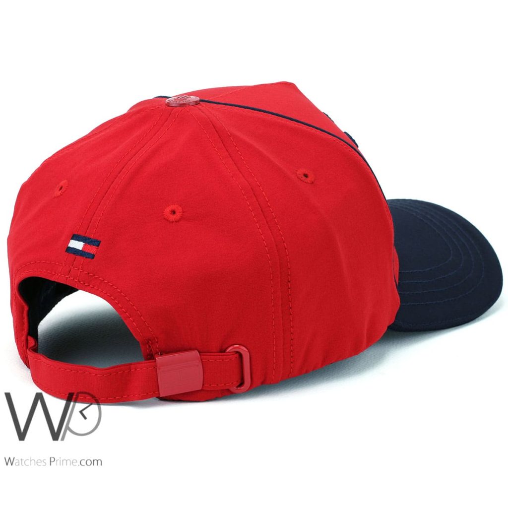 Tommy Hilfiger TH Red Blue Baseball Cap | Watches Prime
