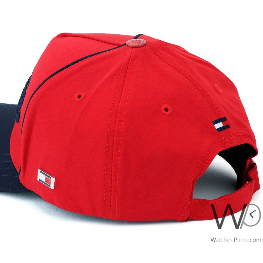 Tommy Hilfiger TH Red Blue Baseball Cap | Watches Prime