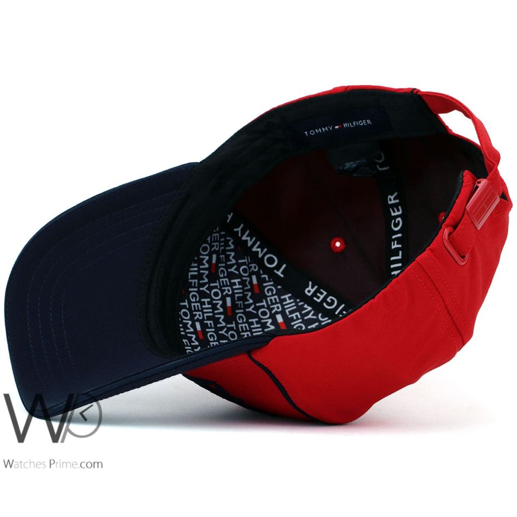 Tommy Hilfiger TH Red Blue Baseball Cap | Watches Prime