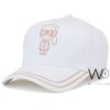 Karl Lagerfeld White Baseball Cotton Cap | Watches Prime