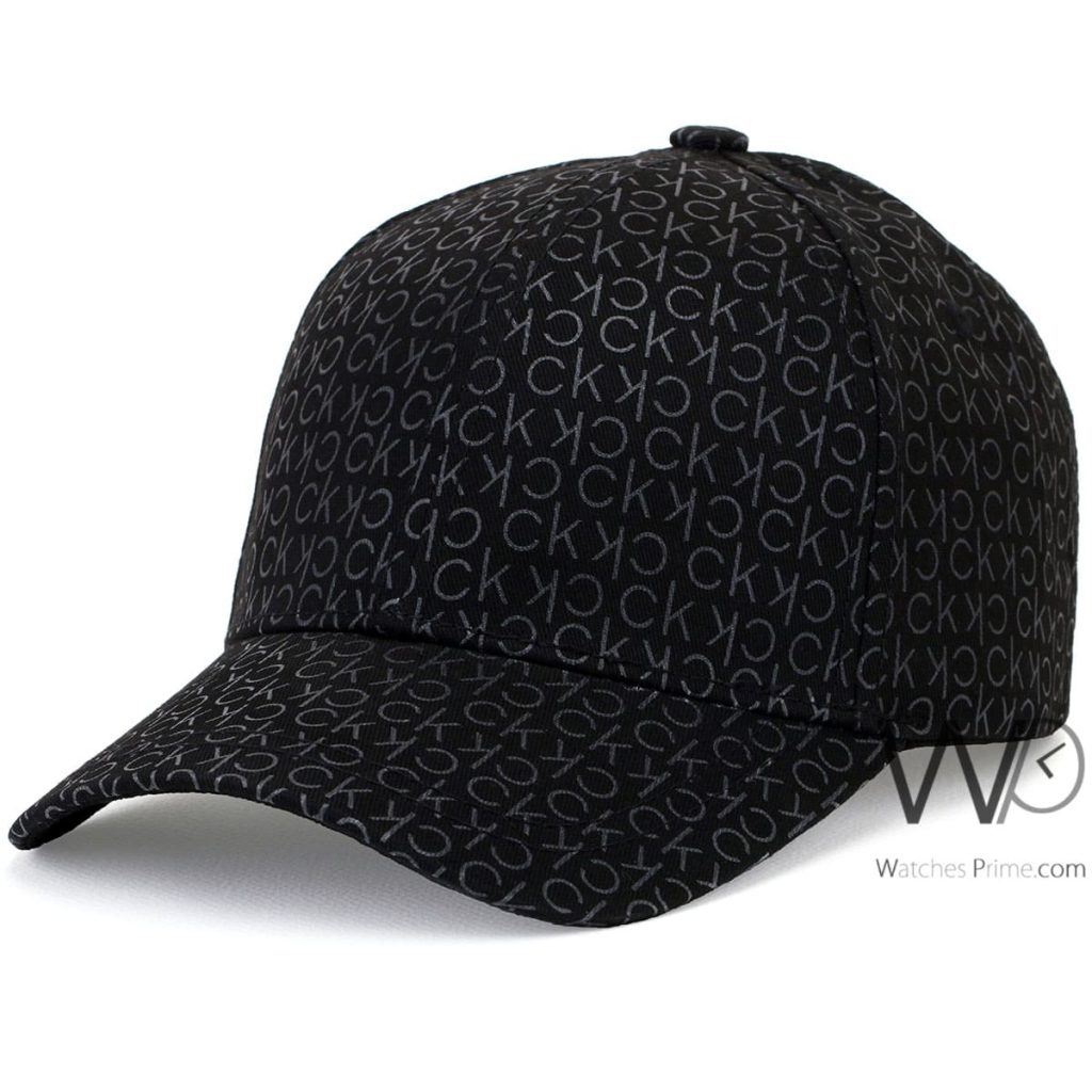 Calvin Klein CK Black Cotton Baseball Cap | Watches Prime