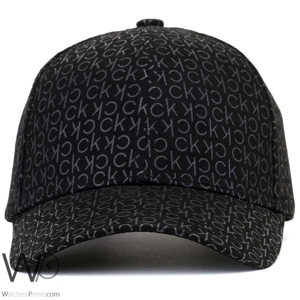 Calvin Klein CK Black Cotton Baseball Cap | Watches Prime