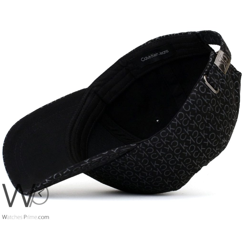 Calvin Klein CK Black Cotton Baseball Cap | Watches Prime