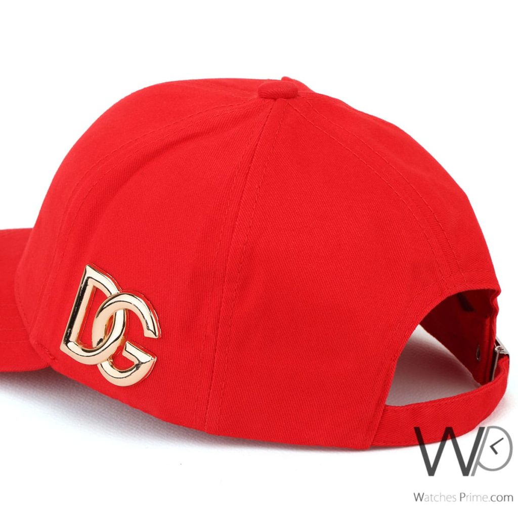Dolce Gabbana DG Red Baseball Cap | Watches Prime