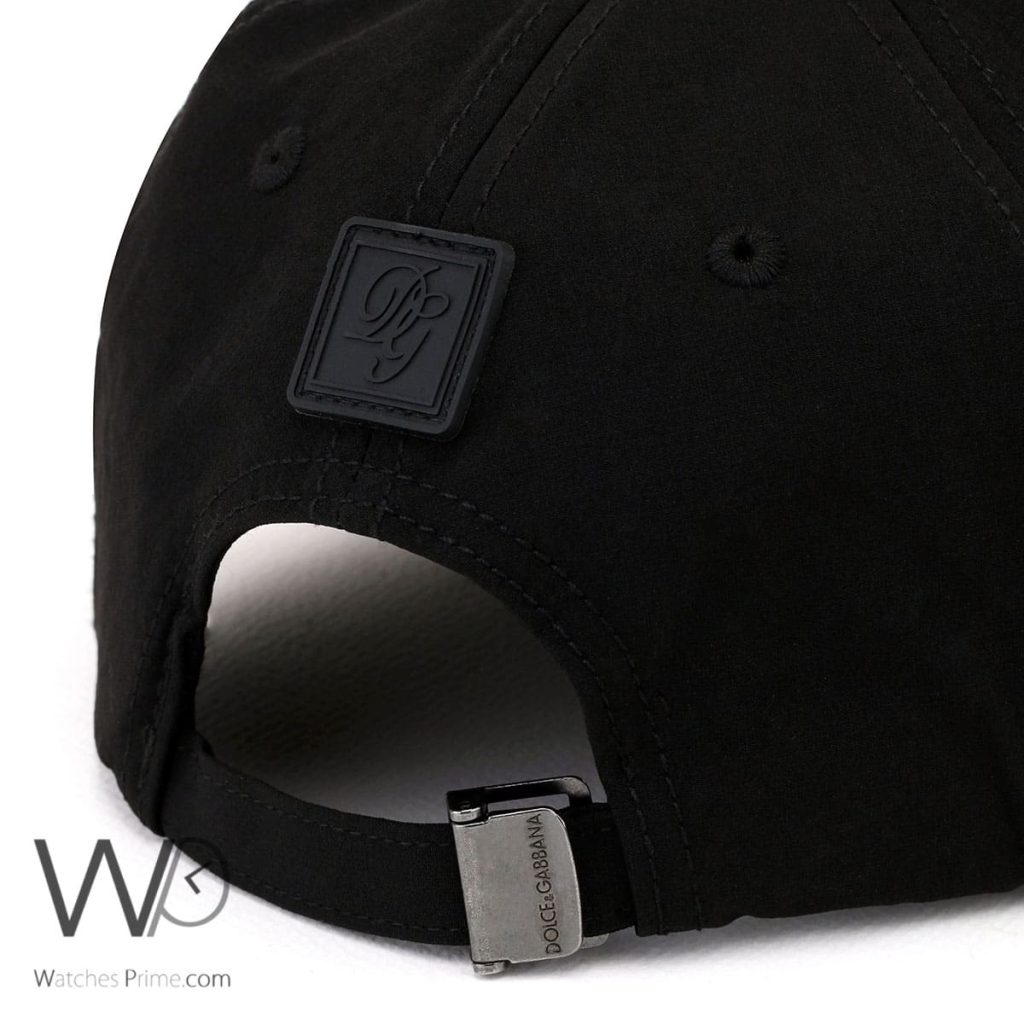 Dolce Gabbana DG Black Baseball Cap | Watches Prime