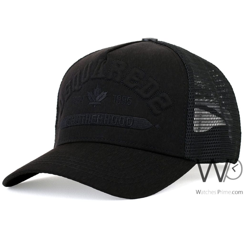 Dsquared2 Black Mesh Cap for Men | Watches Prime