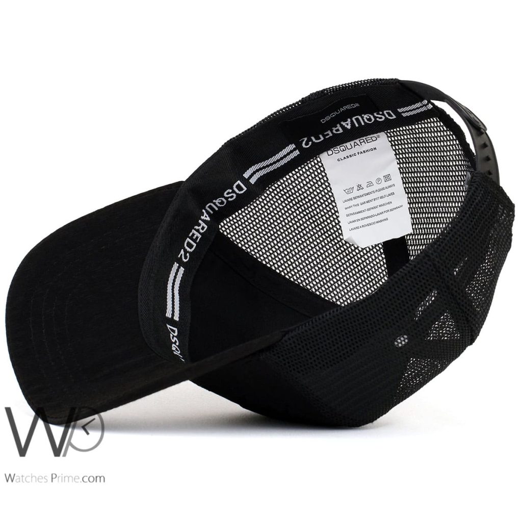 Dsquared2 Black Mesh Cap for Men | Watches Prime