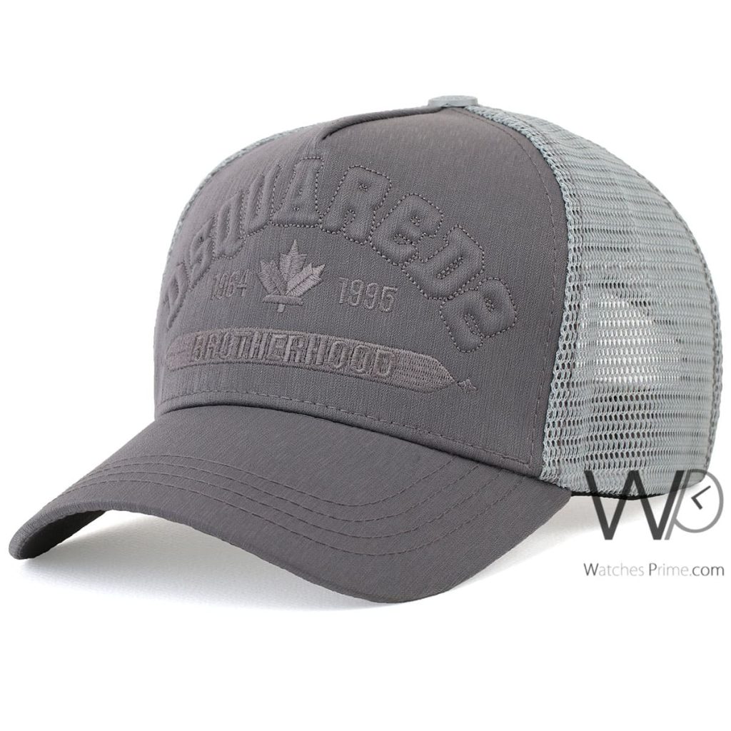 Dsquared2 Gray Baseball Cap | Watches Prime