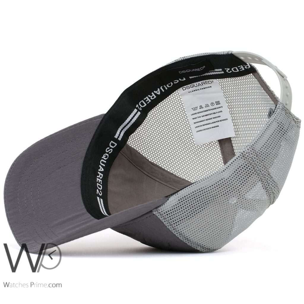 Dsquared2 Gray Baseball Cap | Watches Prime