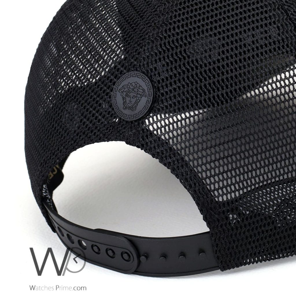 Vercase gianni leather snapback Black Cap | Watches Prime