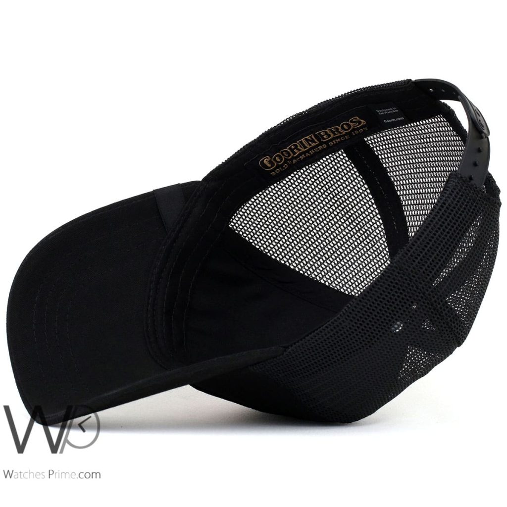 Goorin Bros Trucker Lone Wolf Black Cap | Watches Prime