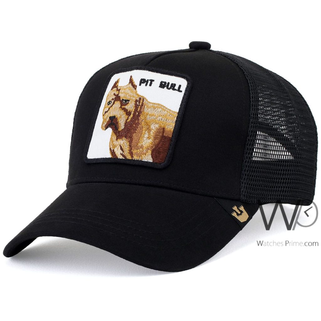 Goorin Bros Trucker Pit Bull Black Cap | Watches Prime