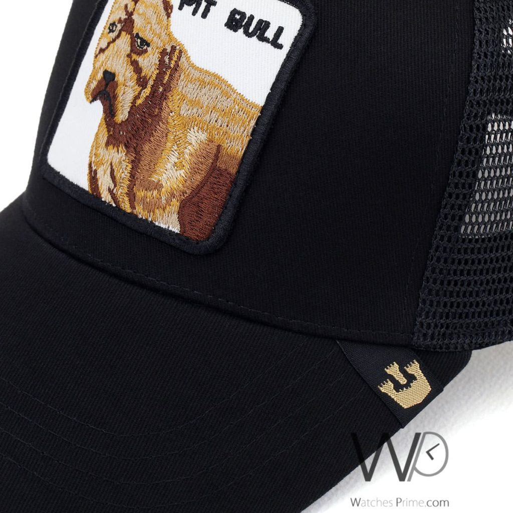 Goorin Bros Trucker Pit Bull Black Cap | Watches Prime