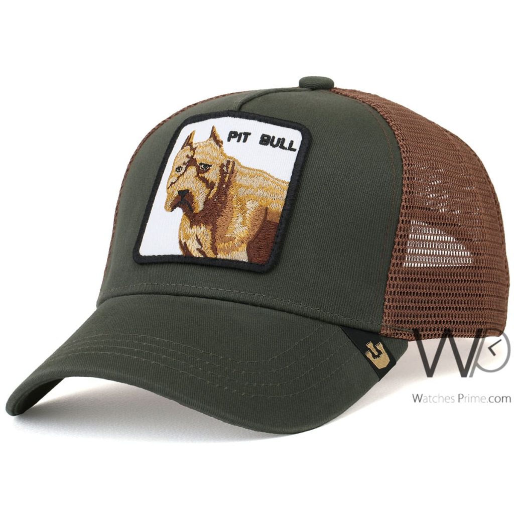 Goorin Bros Trucker Pit Bull brown Cap | Watches Prime