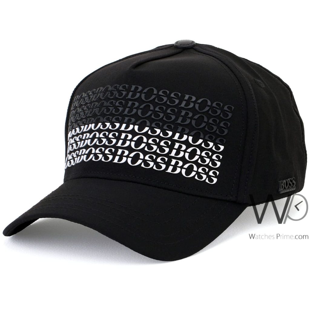 Hugo Boss Black Cotton Baseball Cap | Watches Prime