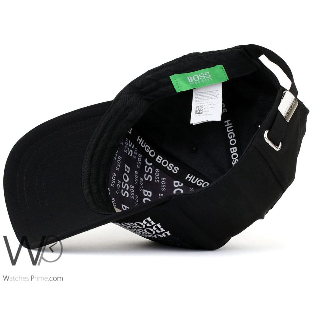 Hugo Boss Black Cotton Baseball Cap | Watches Prime
