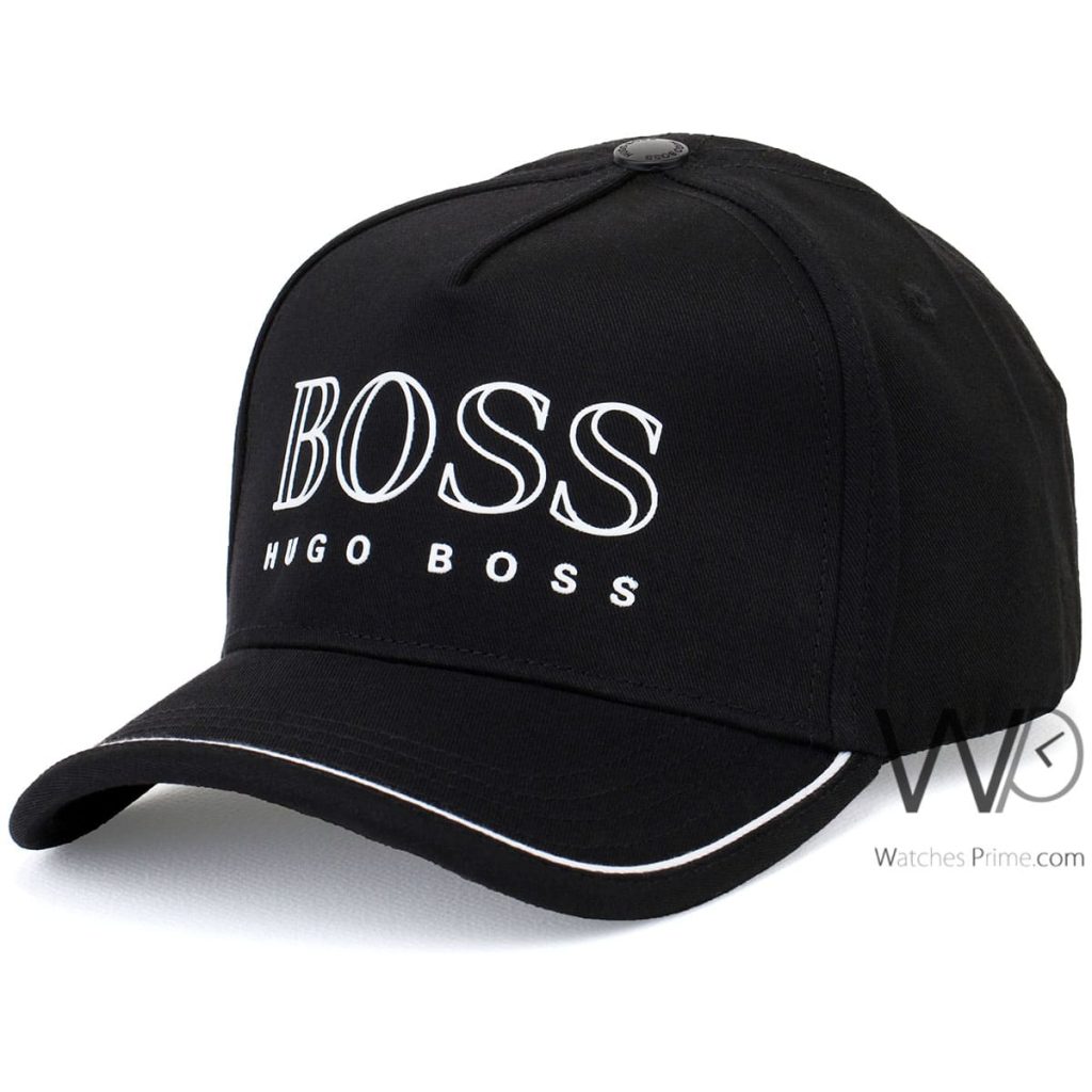 Hugo Boss Black Cotton Baseball Cap | Watches Prime