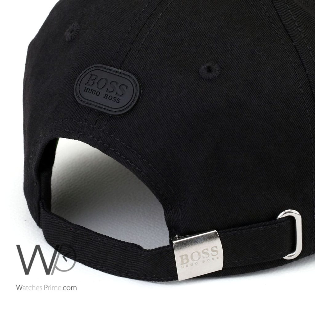 Hugo Boss Black Cotton Baseball Cap | Watches Prime