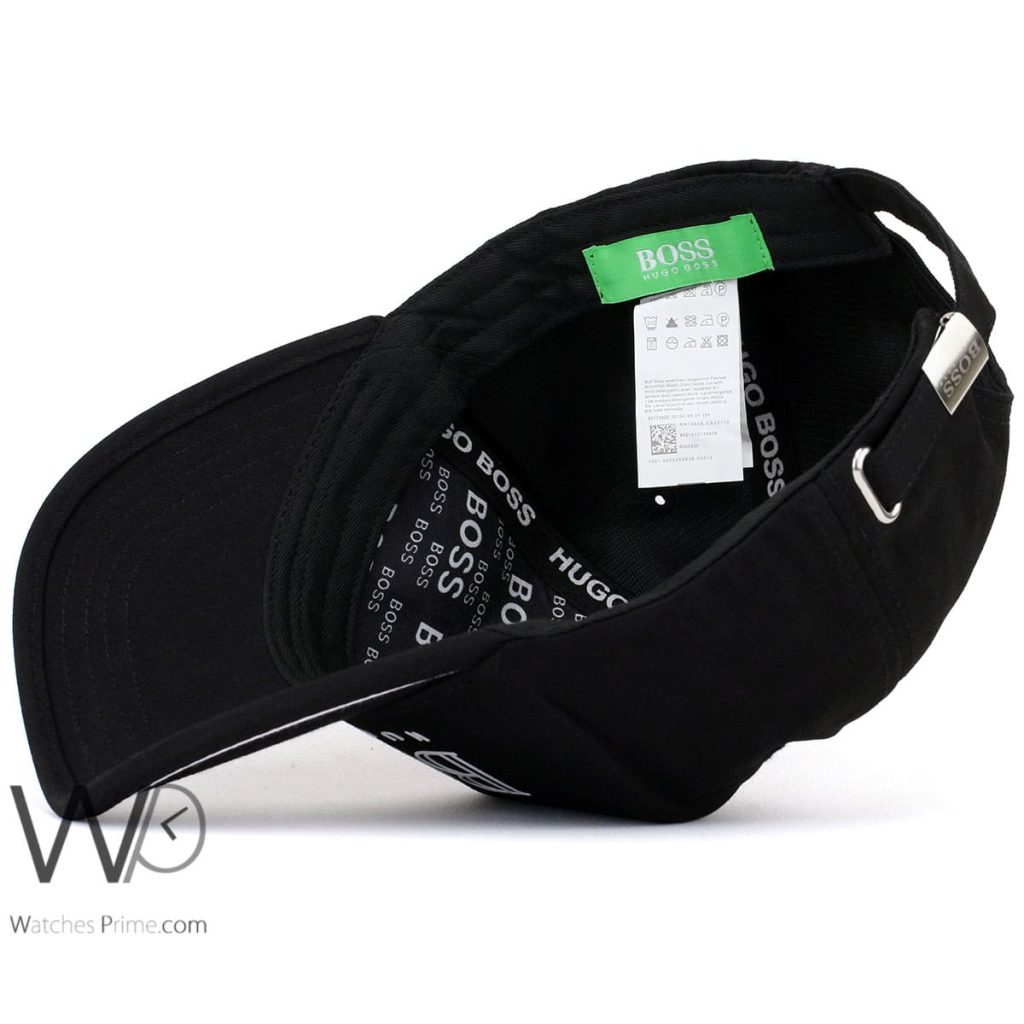 Hugo Boss Black Cotton Baseball Cap | Watches Prime