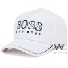 Hugo Boss Cotton Baseball Cap White | Watches Prime