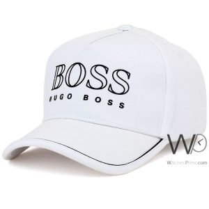 Hugo boss baseball hat white cotton cap