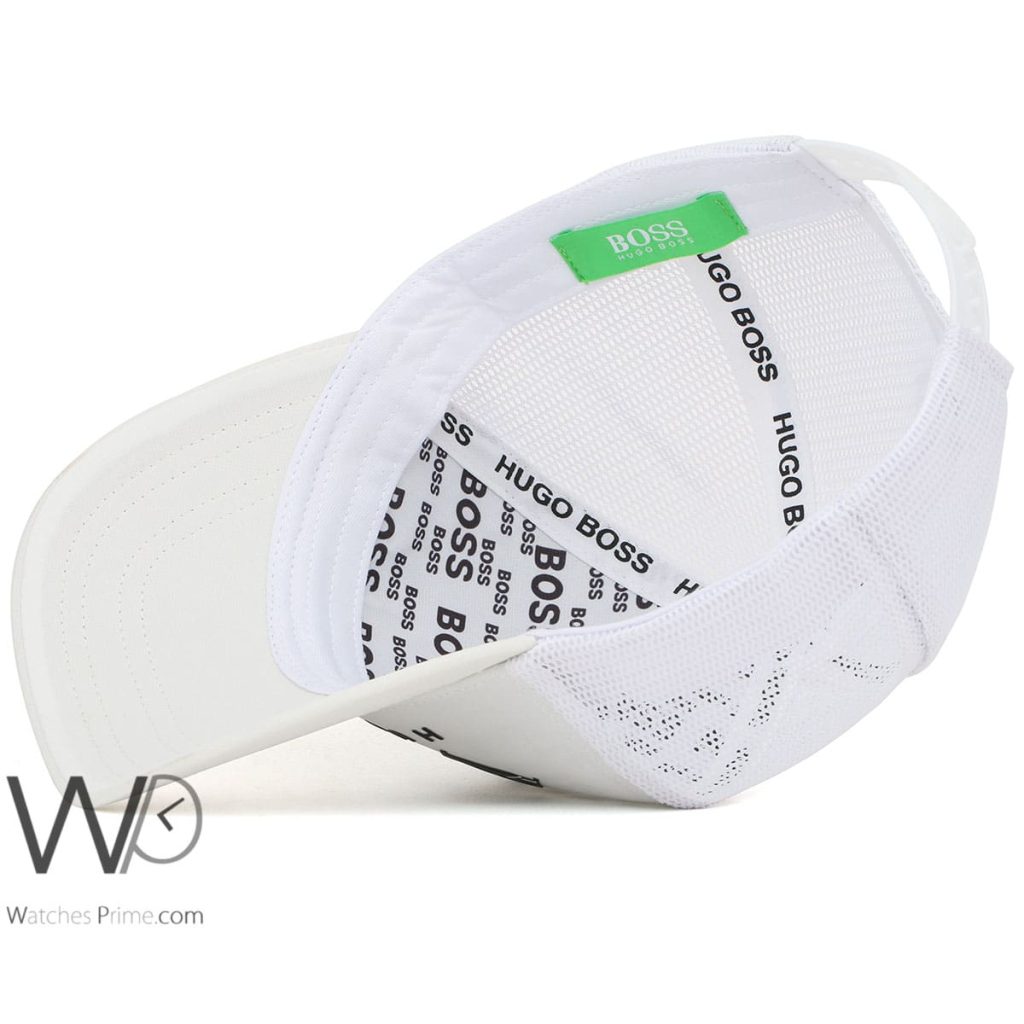 Hugo Boss White mesh snapback Cap | Watches Prime