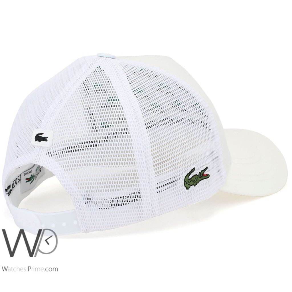 Lacoste Sport White mesh snapback Cap | Watches Prime