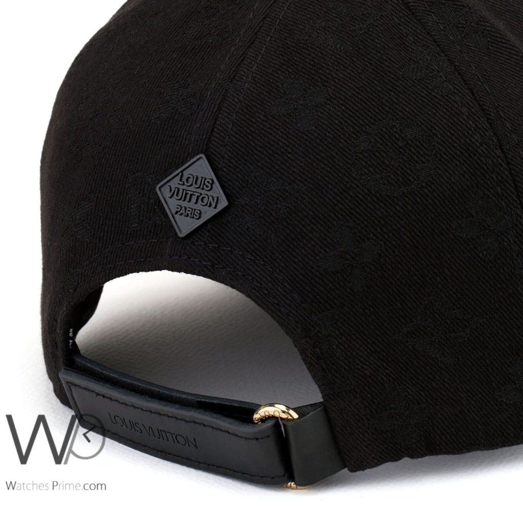 Louis Vuitton LV Black Baseball Cap | Watches Prime