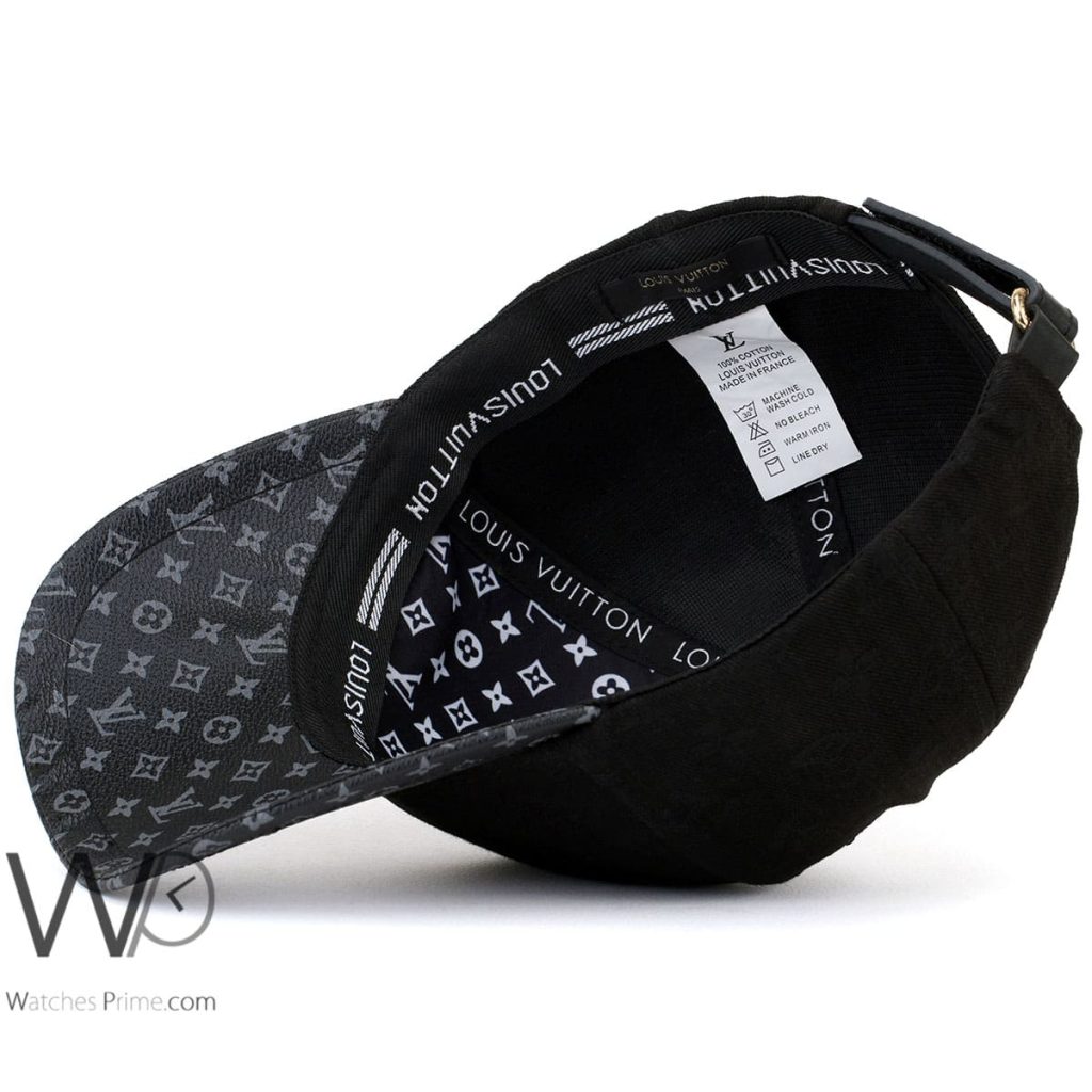 Louis Vuitton LV Black Baseball Cap | Watches Prime