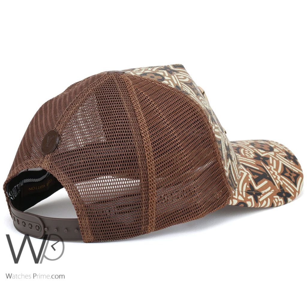 Louis Vuitton LV Brown mesh snapback Cap | Watches Prime