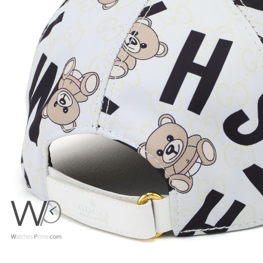 Gucci Patterned GG Baseball Cap White | Watches Prime