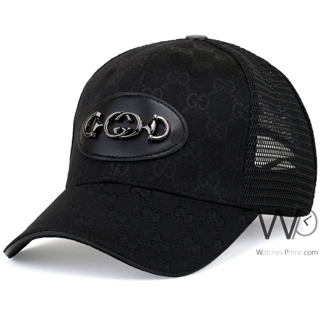 Gucci GG Black Trucker Cap | Watches Prime