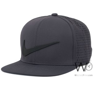 Snapback nike flat cap gray cotton hip hop hat