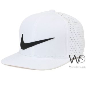 Snapback nike flat cap white cotton hip hop hat