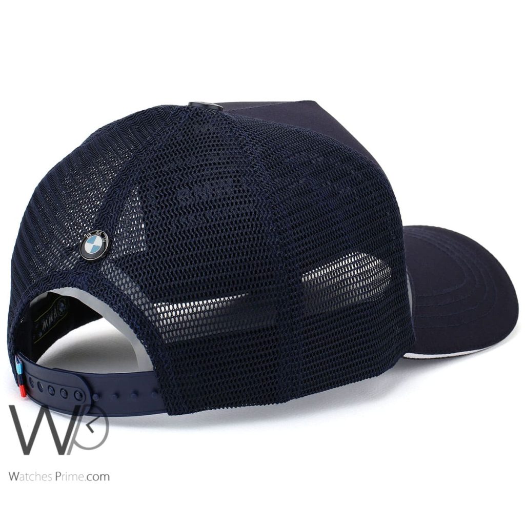 BMW Motor Sport Navy Blue trucker Cap | Watches Prime