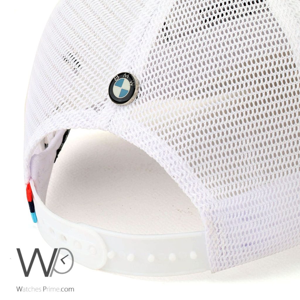 BMW Motor Sport White trucker Cap | Watches Prime